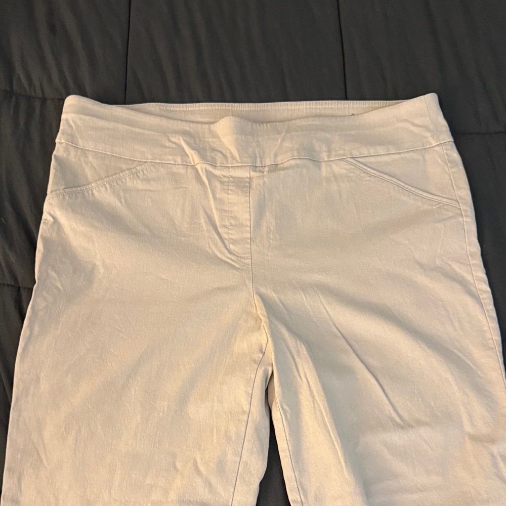 Women's Khaki Stretch Pull on Dress Pants